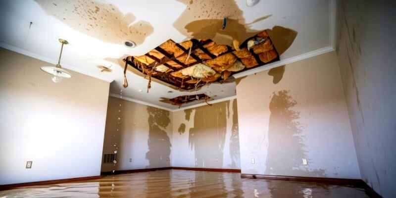 Plafond usé