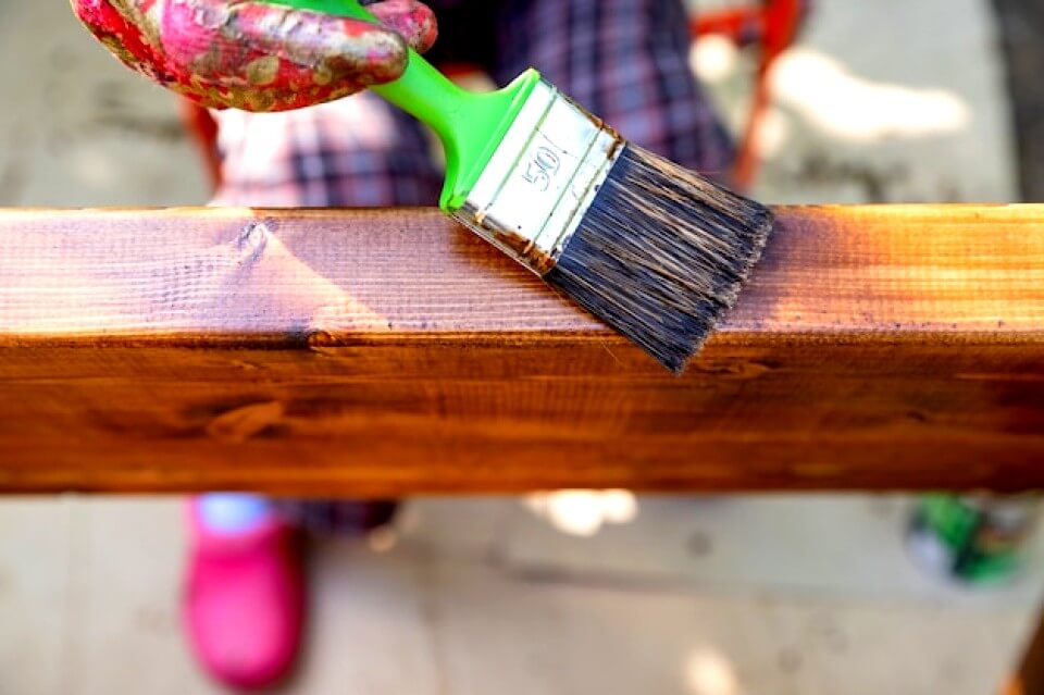 Technique de sablage sur une poutre